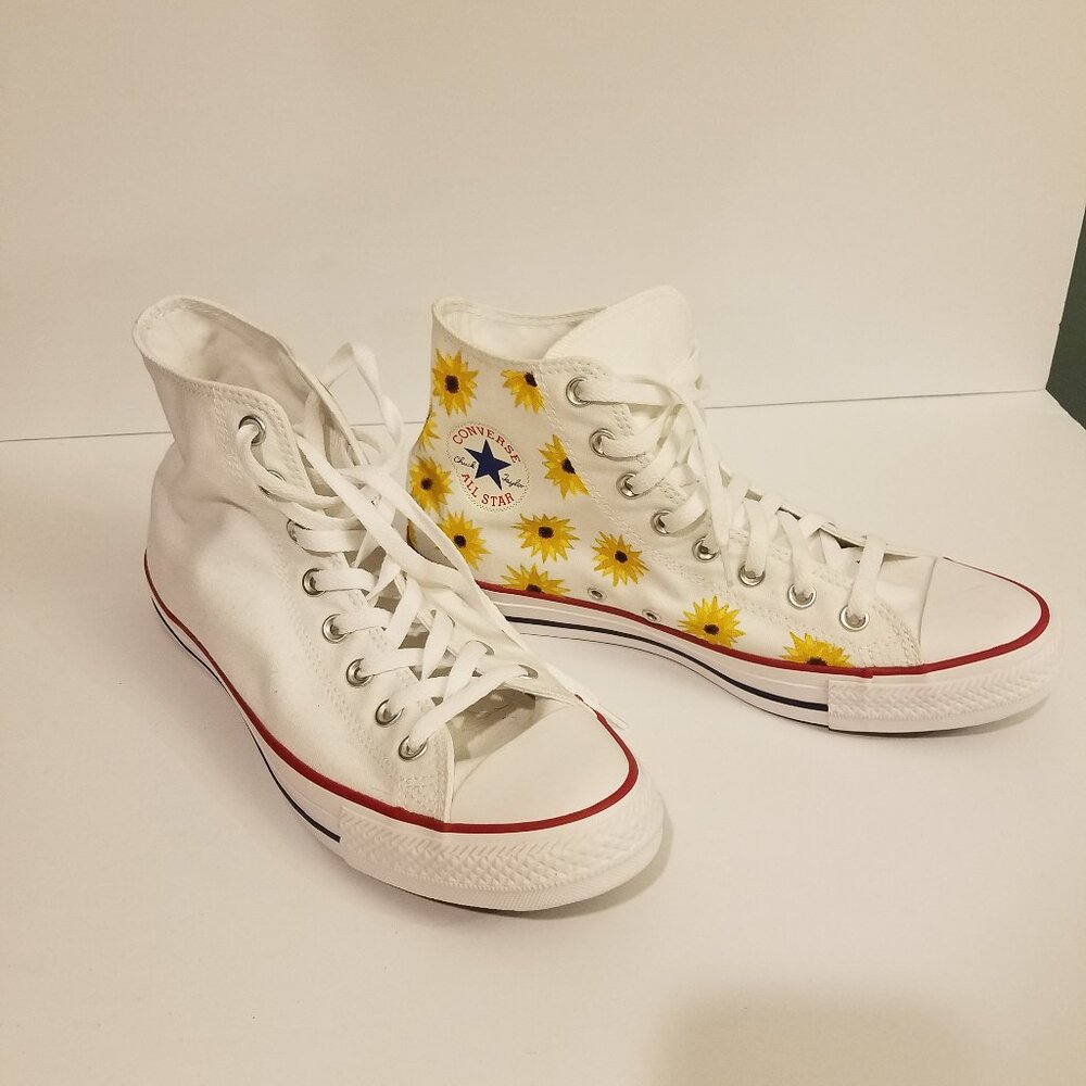 Converse canvas All Star w/Sunflower print